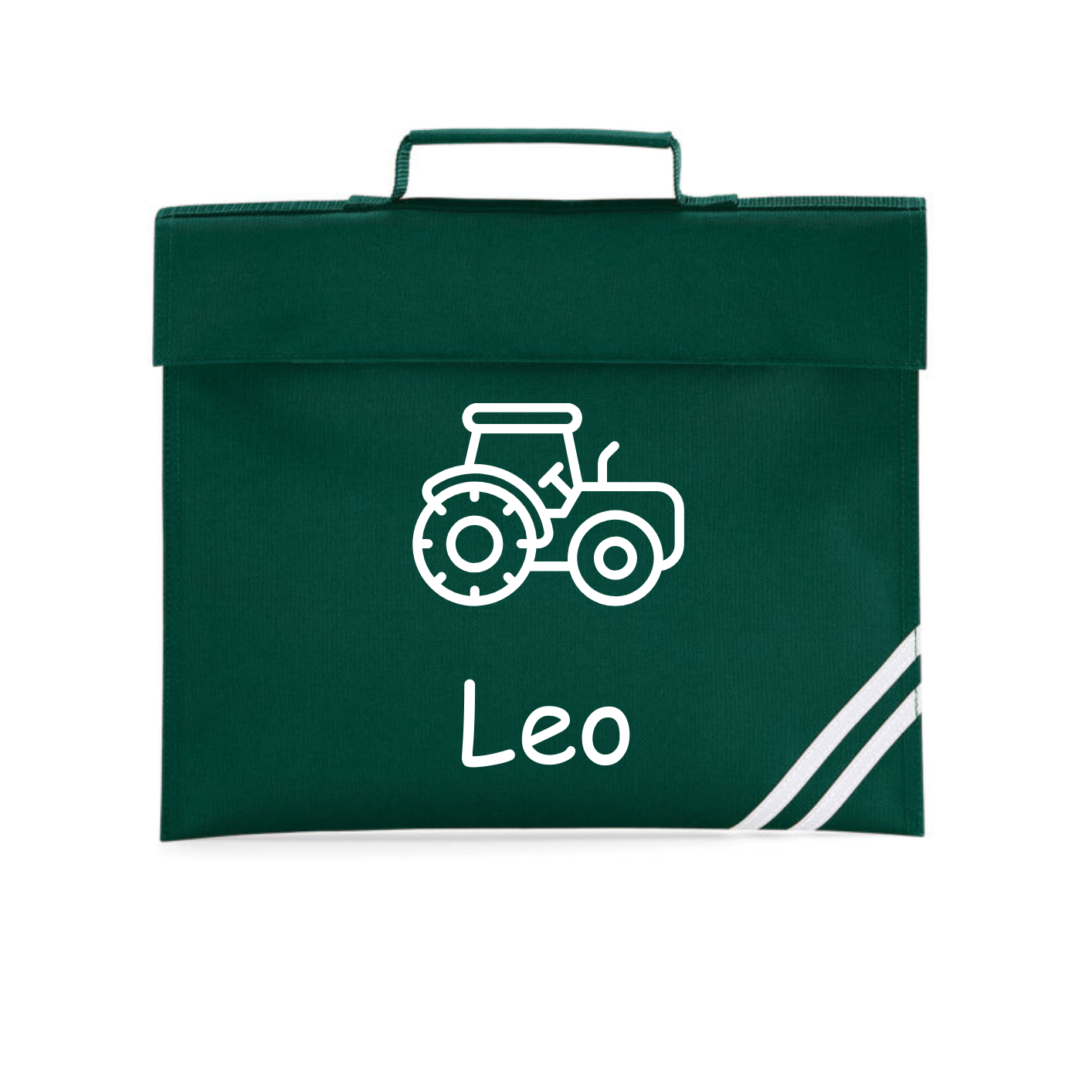 Personalised School Book bag - Tractor - Image 4
