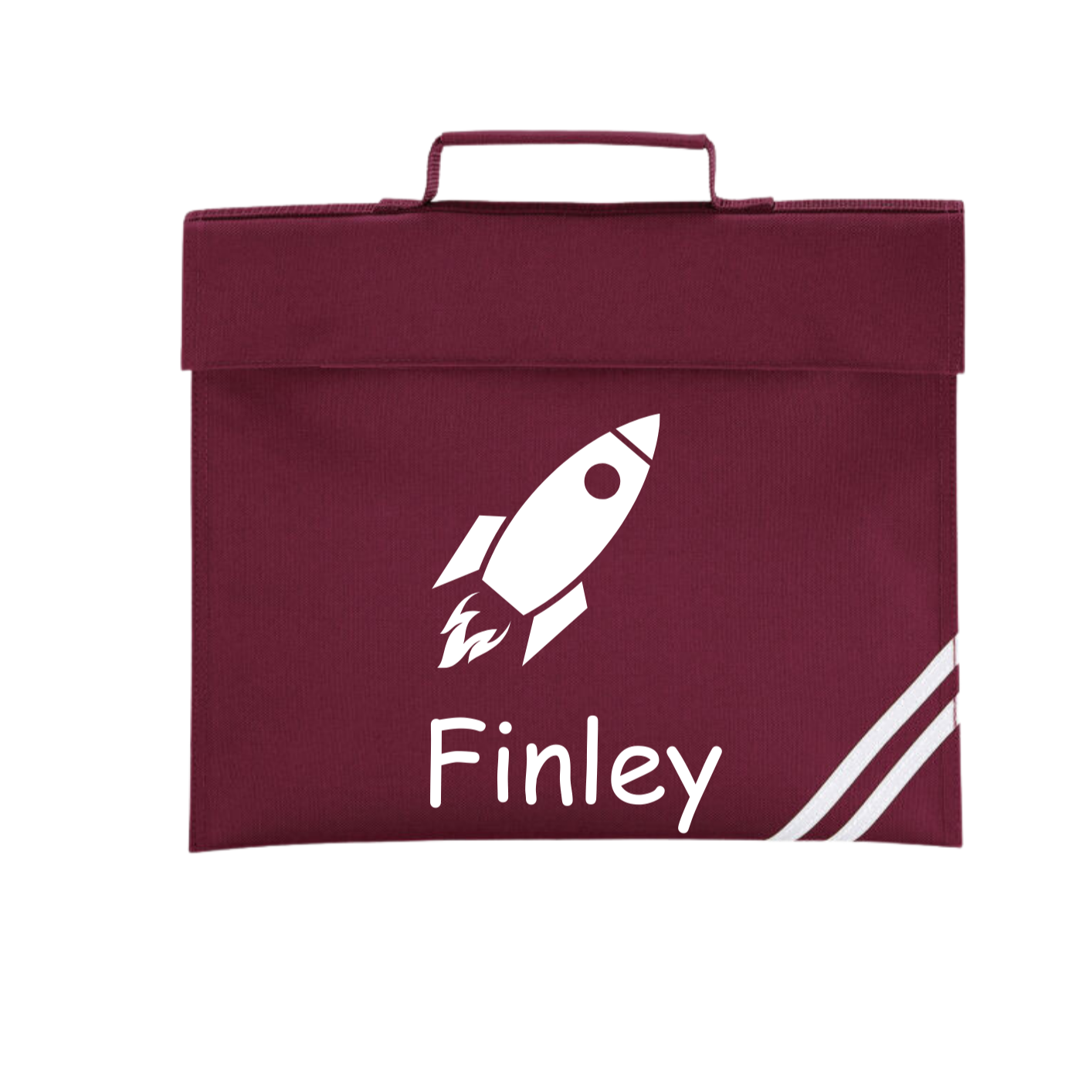 Personalised School Book bag - Rocket - Image 4
