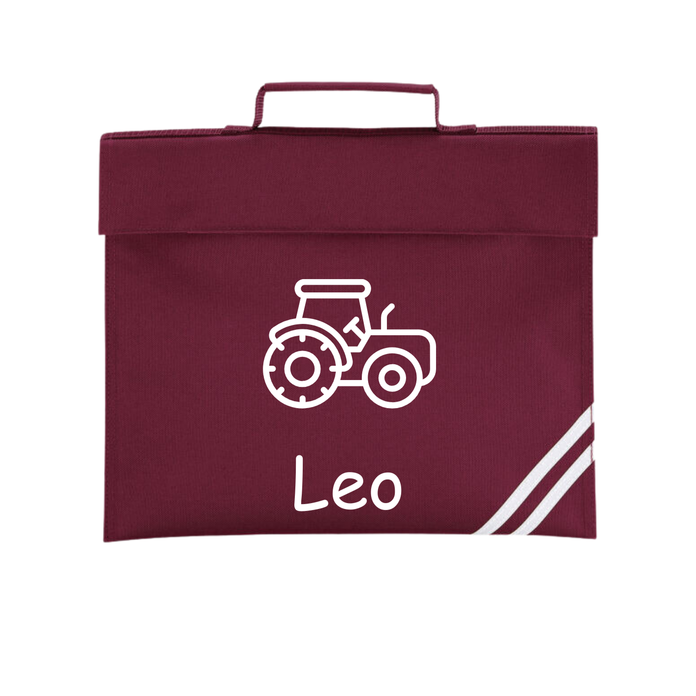 Personalised School Book bag - Tractor - Image 3