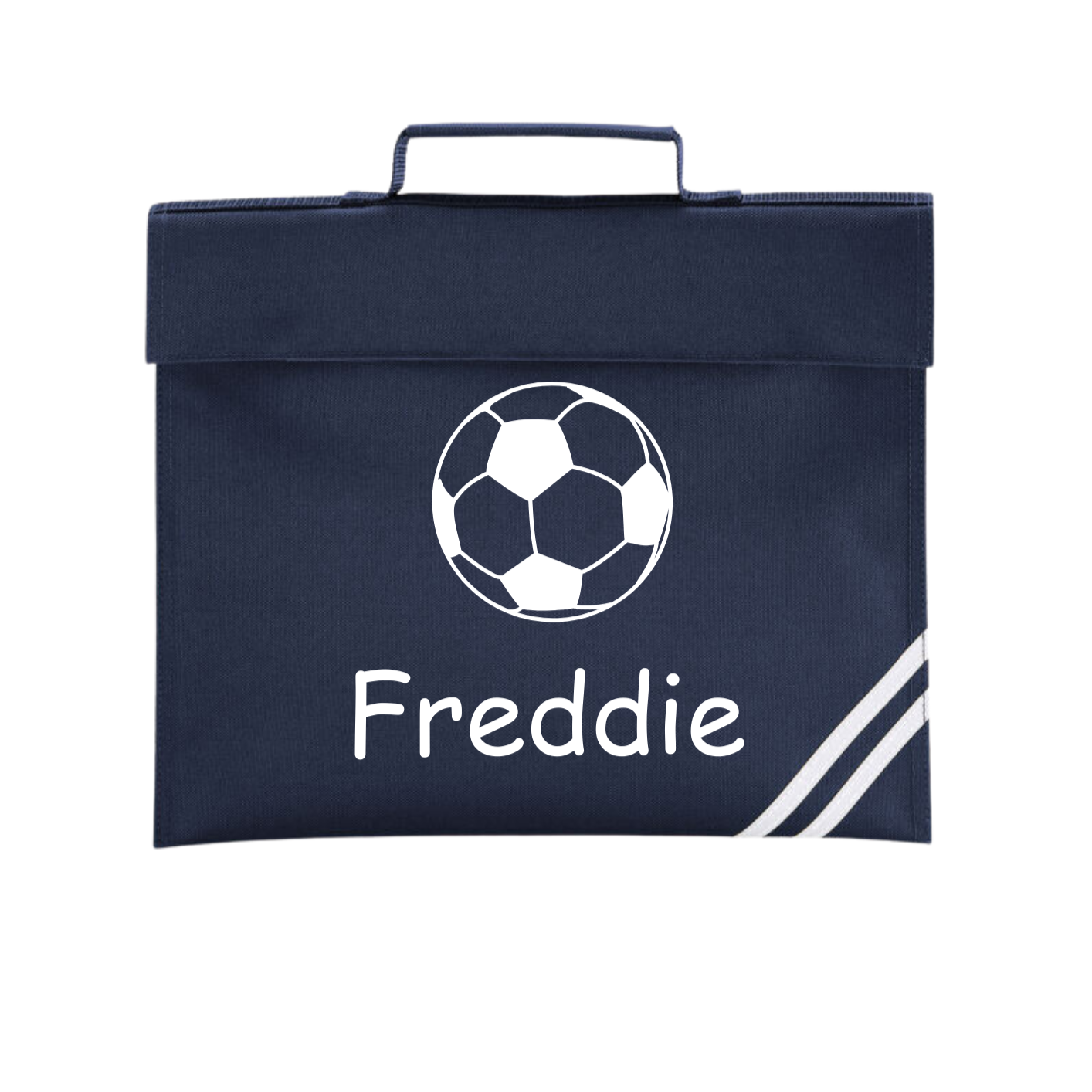 Personalised School Book bag - Football - Image 3