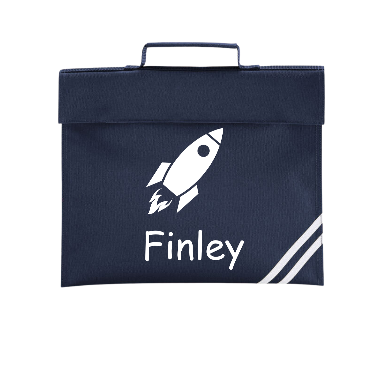Personalised School Book bag - Rocket - Image 3