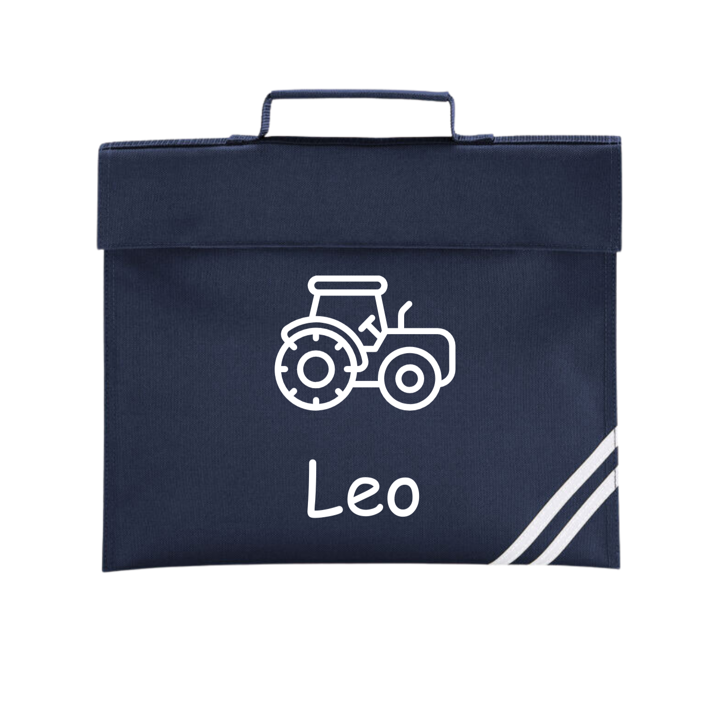Personalised School Book bag - Tractor - Image 2