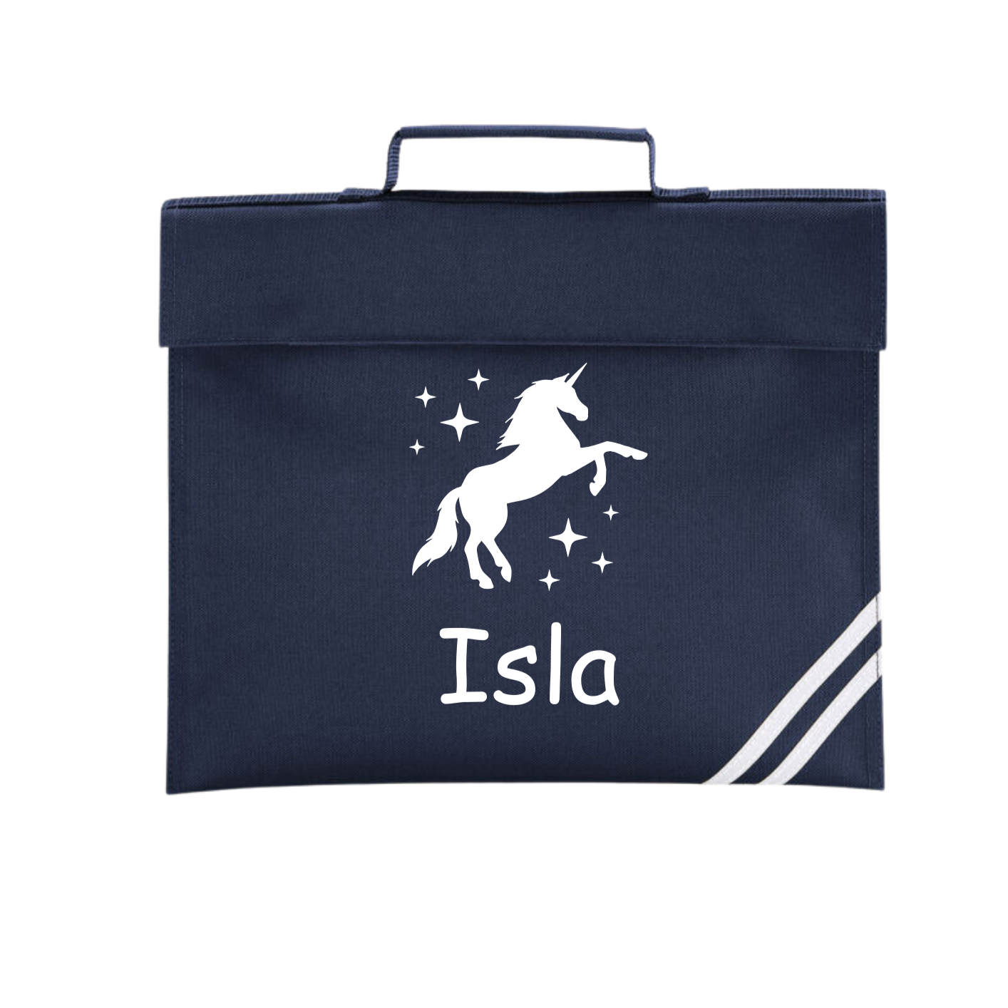 Personalised School Book bag - Unicorn - Image 2