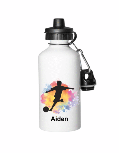 Personalised Water Bottle (Football) - Image 2