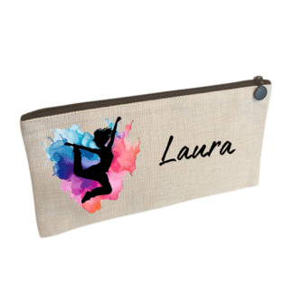Personalised Linen Dance Pencil Case