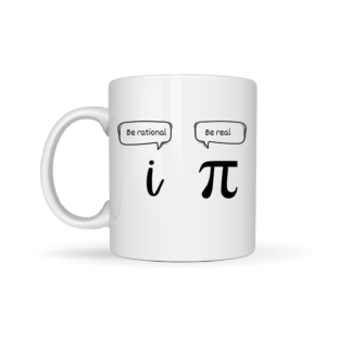 Maths Coffee Mug - Be Real Be Rational