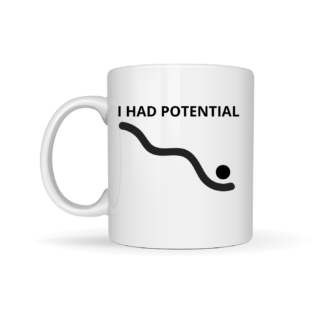 Maths coffee mug - I had potential